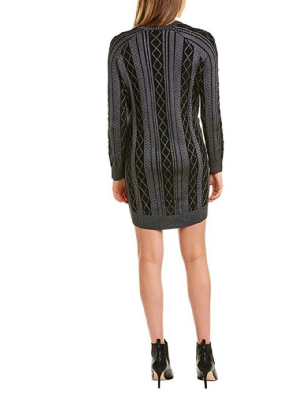 ATM Anthony Thomas Melillo Cable Knit Sweater Dress Tunic M NWT - Picture 3 of 13